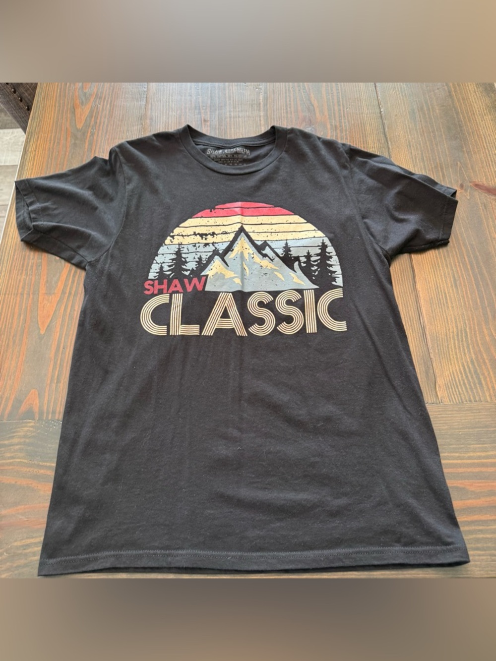 Unisex Black Shaw Classic Short Sleeve Tee - Brian Shaw/Shaw Strength